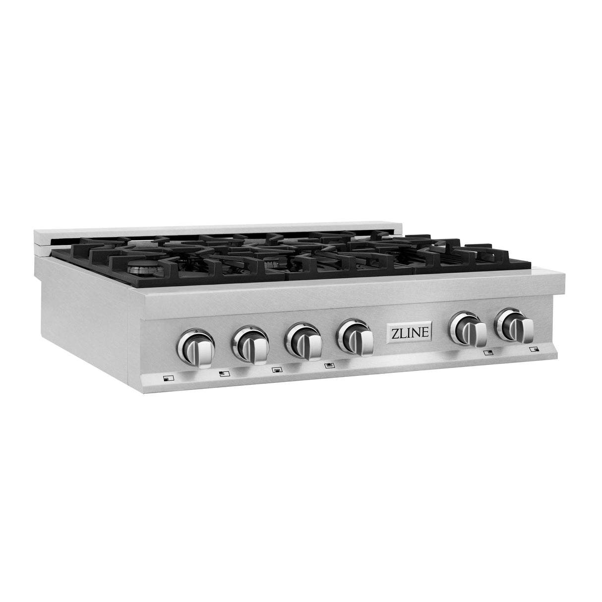 ZLINE 36 in. Legacy Gas Rangetop with 6 Burners and Porcelain Cooktop in Satin Stainless Steel (RTS-36)
