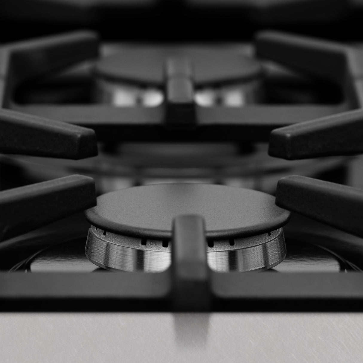 ZLINE 30 in. 4.0 cu. ft. Legacy Dual Fuel Range with 4 Burner Gas Cooktop and Electric Convection Oven in Satin Stainless Steel with Griddle (RAS-SN-GR-30)