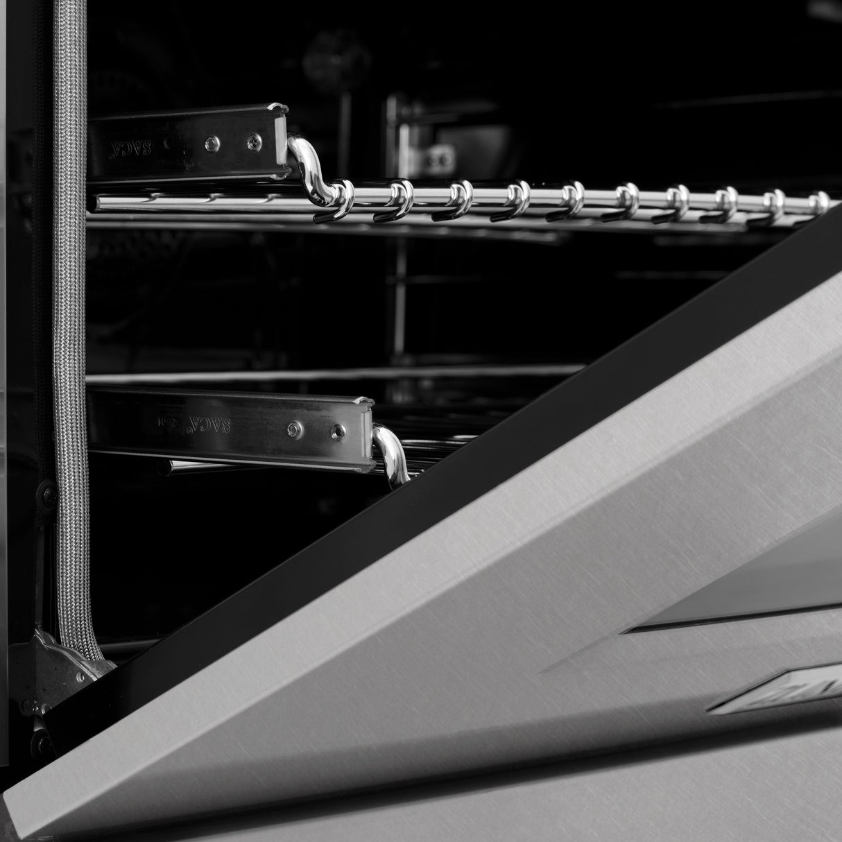 ZLINE 48 in. 6.0 cu. ft. Range with Natural Gas Stove and Natural Gas Oven in Fingerprint Resistant Stainless Steel (RGS-SN-48)