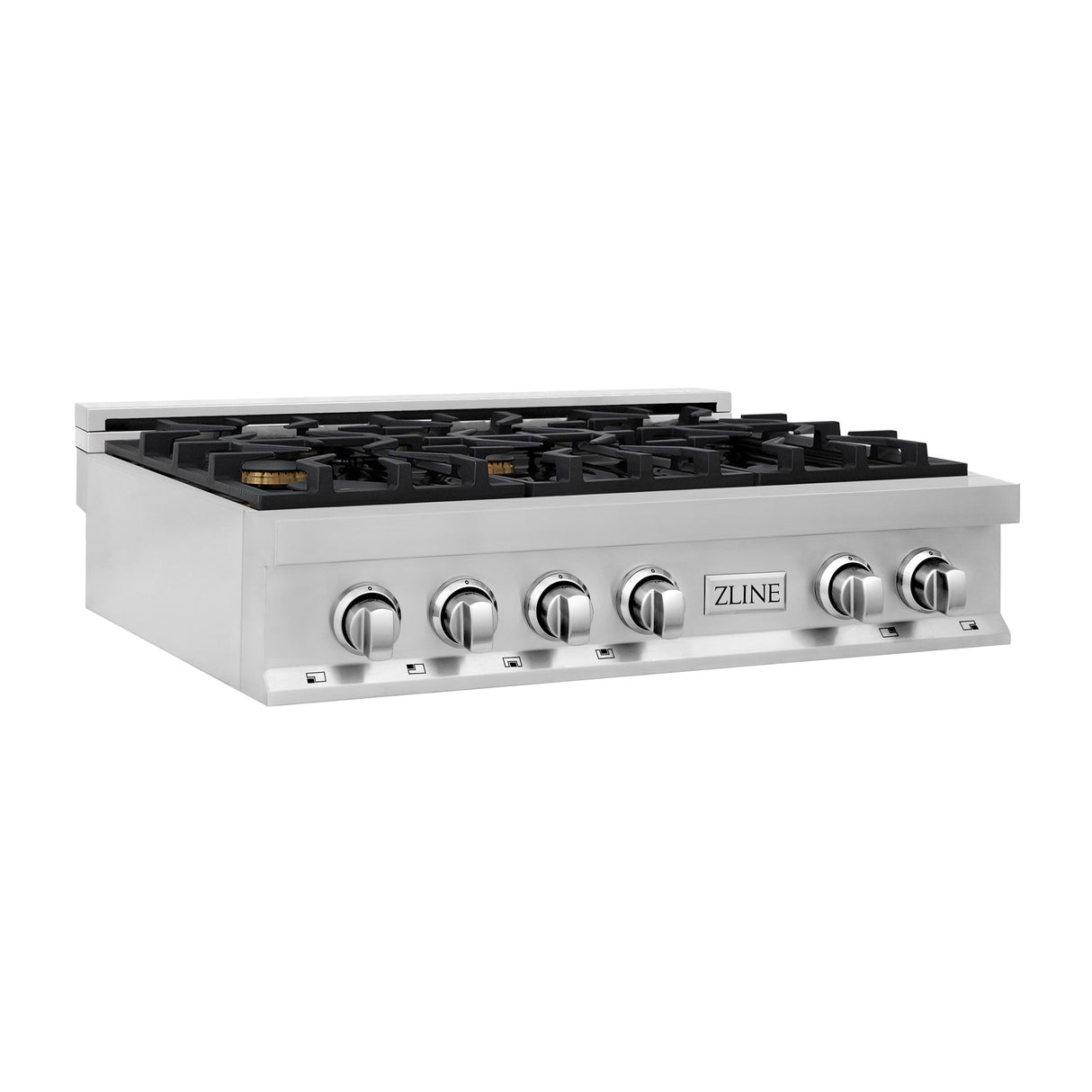 ZLINE 36" Porcelain Gas Stovetop with 6 Gas Brass Burners (RT-BR-36)