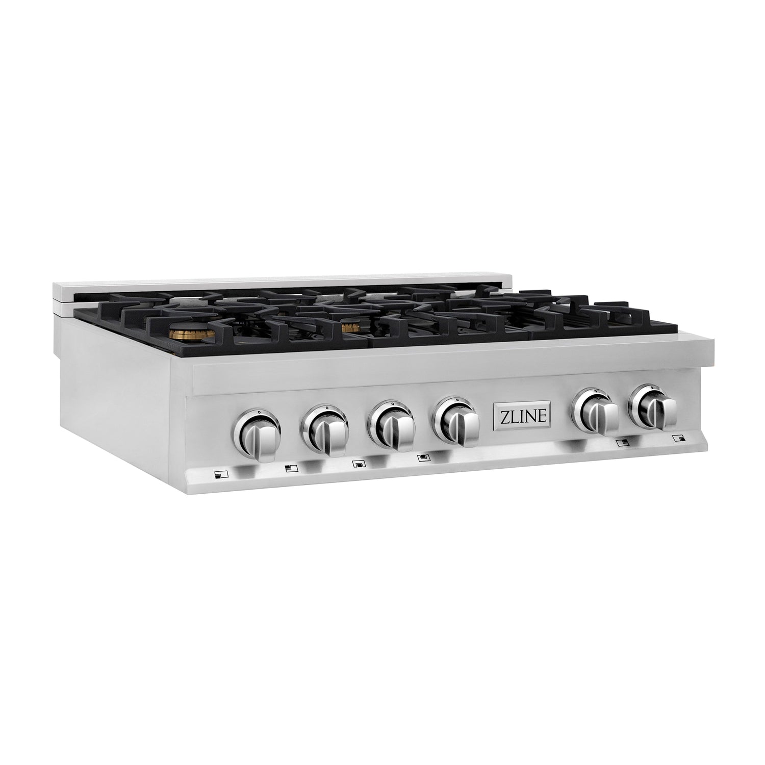 ZLINE 36" Porcelain Gas Stovetop with 6 Gas Brass Burners (RT-BR-36)