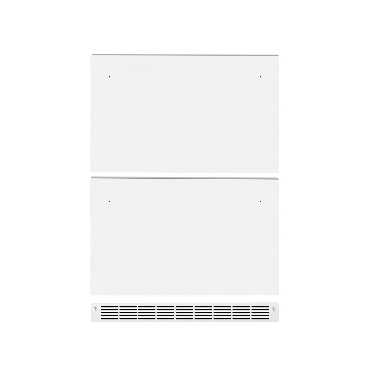 ZLINE 24 In. Touchstone Refrigerator Drawer Panels in White Matte (RDPO-WM-24)