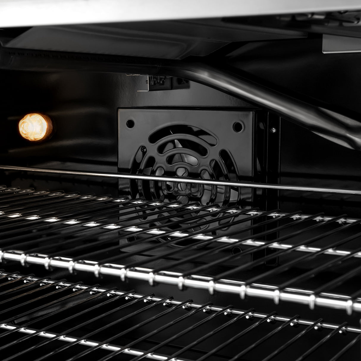 ZLINE Autograph Edition 36 in. 5.2 cu. ft. Select Gas Range with 6 Burner Cooktop and Convection Gas Oven in Satin Stainless Steel and Polished Gold Accents (HGRSZ-36-G)