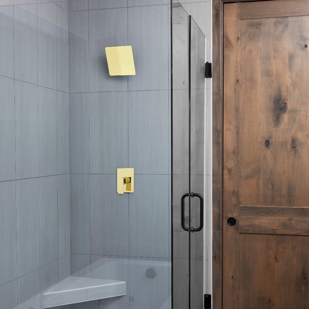 ZLINE Bliss 8 in. Rainfall Shower Head in Polished Gold (BLS-H8-PG)