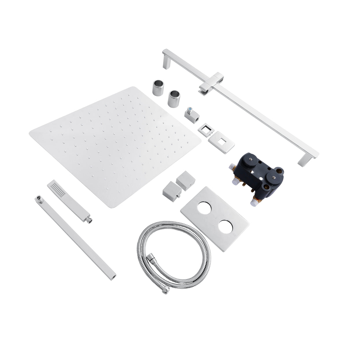 ZLINE Crystal Bay Thermostatic Shower System in Chrome (CBY-SHS-T2-CH)