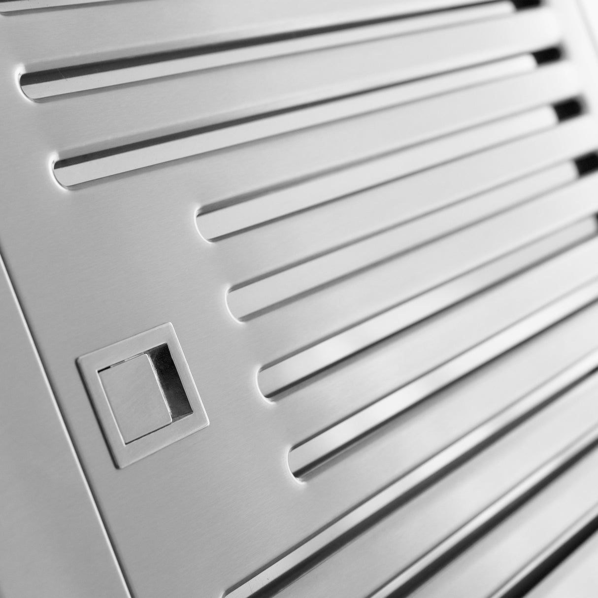 ZLINE 36” Alpine Series Convertible Island Mount Range Hood in Stainless Steel with Remote Control, LED lighting, and Dishwasher-Safe Baffle Filters (ALP70IS-36)