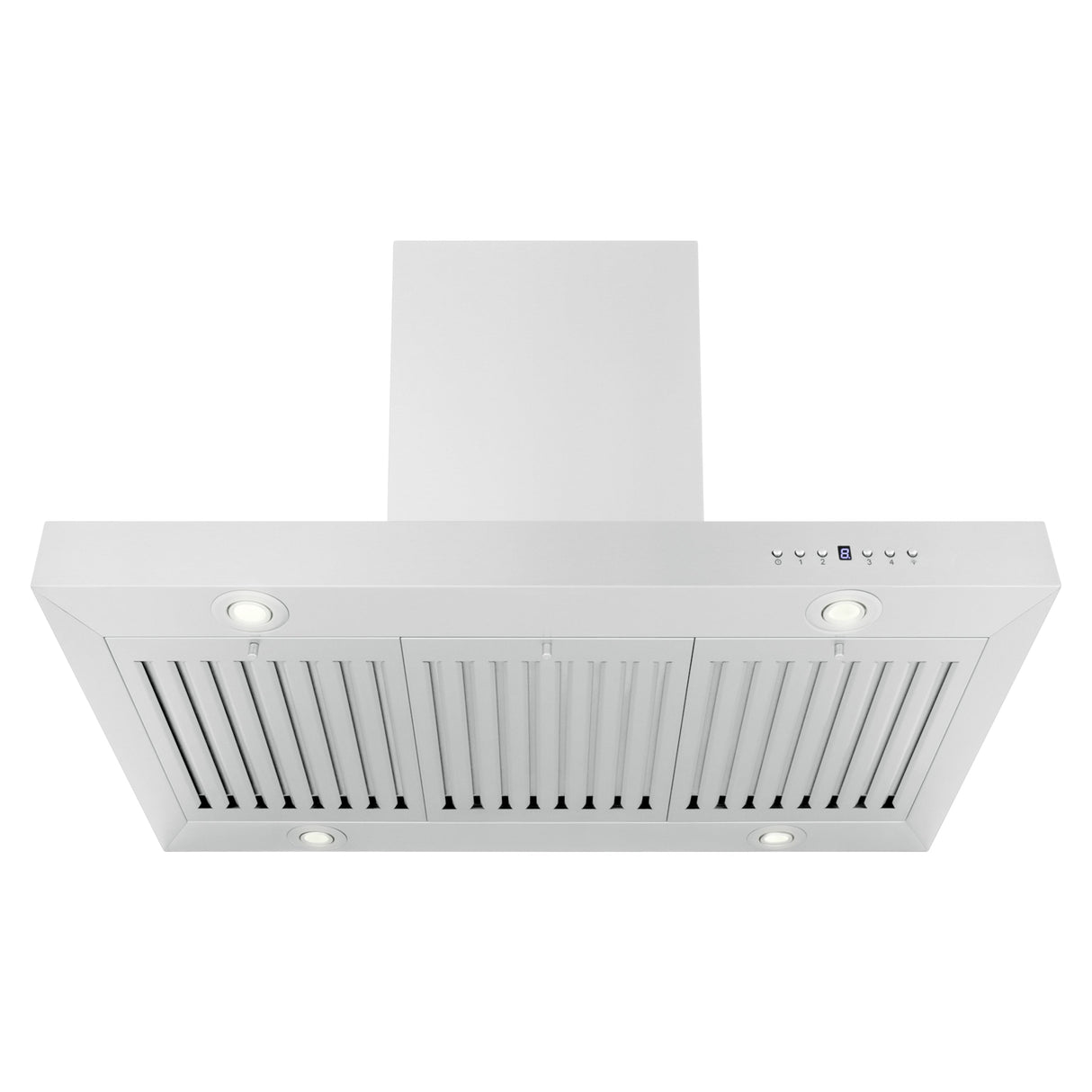 ZLINE 36" Convertible Vent Island Mount Range Hood in Stainless Steel (KE2i-36)