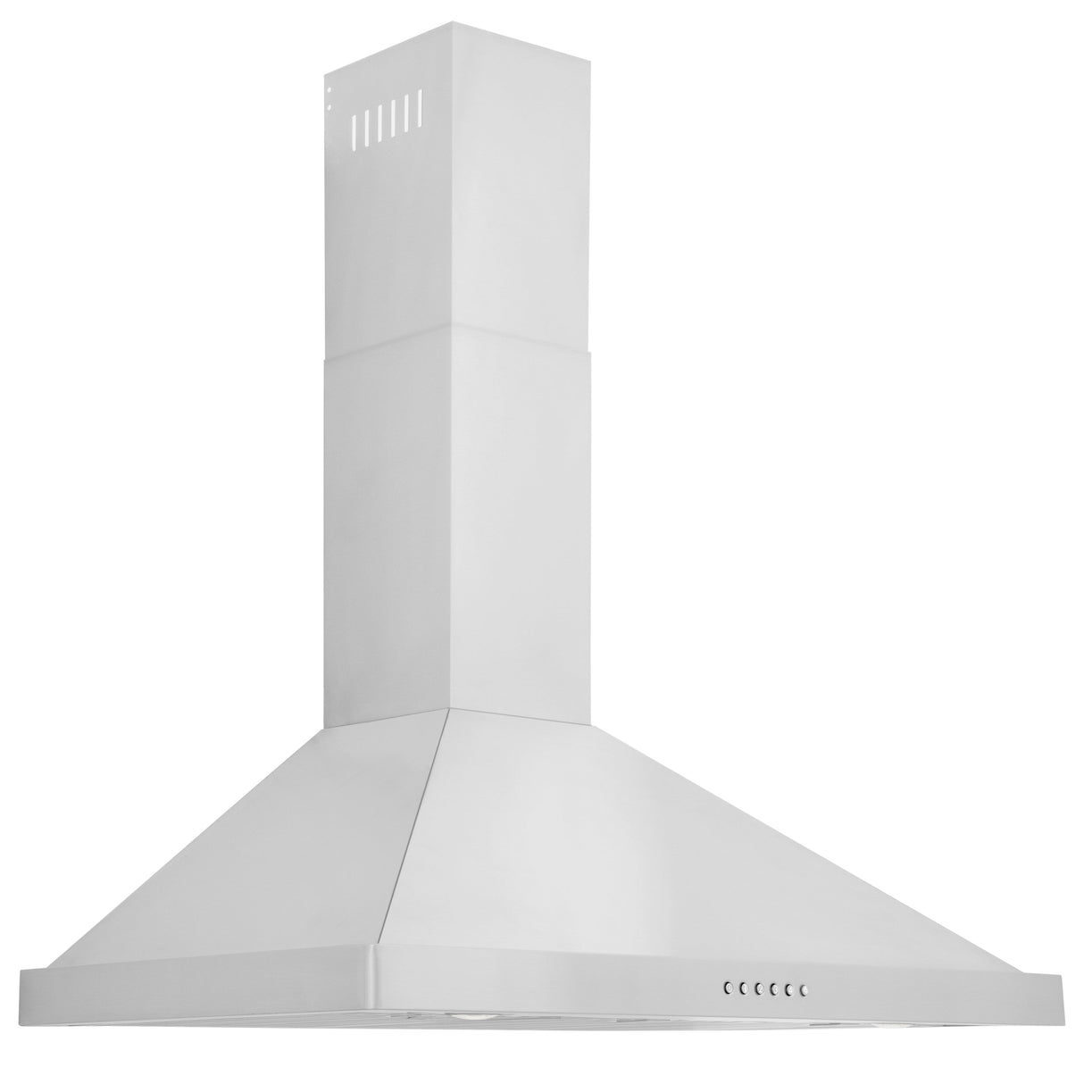 ZLINE 36” Alpine Series Convertible Wall Mount Range Hood in Stainless Steel with Remote Control, LED lighting, and Dishwasher-Safe Baffle Filters (ALP10WL-36)
