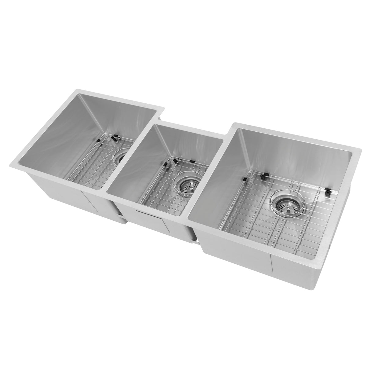 ZLINE 45 in. Breckenridge Undermount Triple Bowl Stainless Steel Kitchen Sink with Bottom Grid and Accessories (SLT-45)