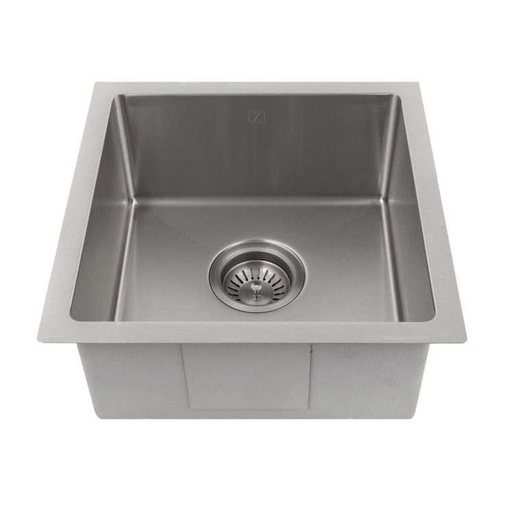 ZLINE 15 in. Boreal Undermount Single Bowl Bar Kitchen Sink in Stainless Steel (SUS-15)