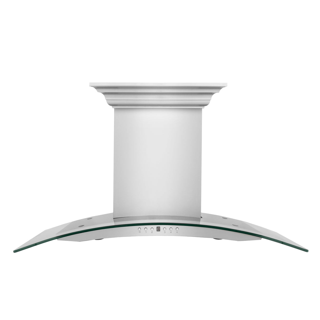 36" ZLINE CrownSound™Ducted Vent Wall Mount Range Hood in Stainless Steel with Built-in Bluetooth Speakers (KN4CRN-BT-36)