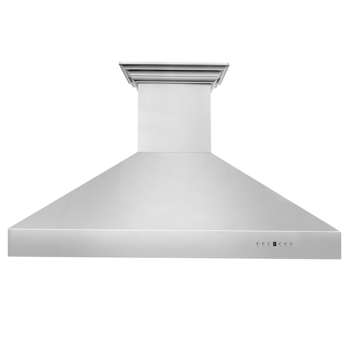 48" ZLINE CrownSound™Ducted Vent Professional Wall Mount Range Hood in Stainless Steel with Built-in Bluetooth Speakers (697CRN-BT-48)
