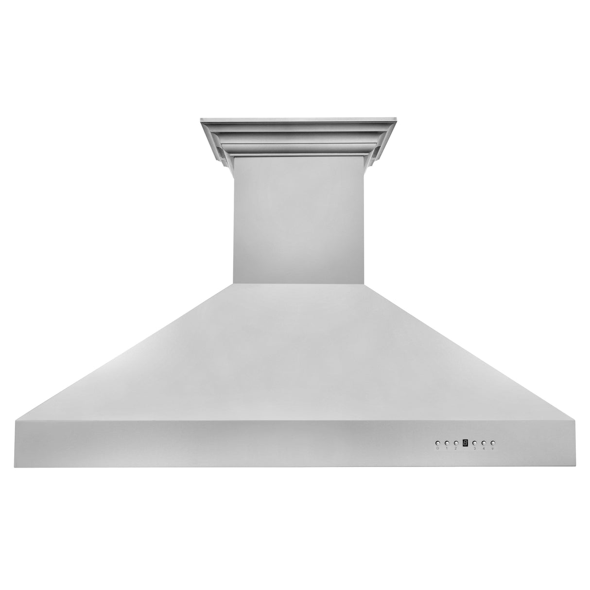48" ZLINE CrownSound™Ducted Vent Wall Mount Range Hood in Stainless Steel with Built-in Bluetooth Speakers (667CRN-BT-48)
