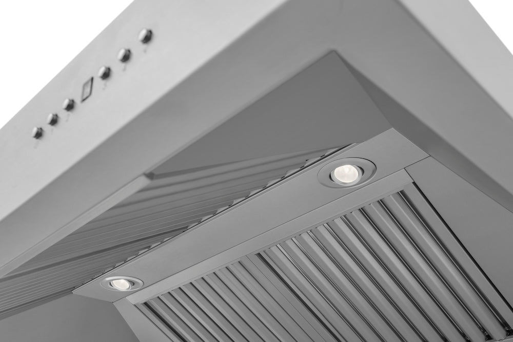 ZLINE 36" Professional Ducted Wall Mount Range Hood in Stainless Steel (697-36)