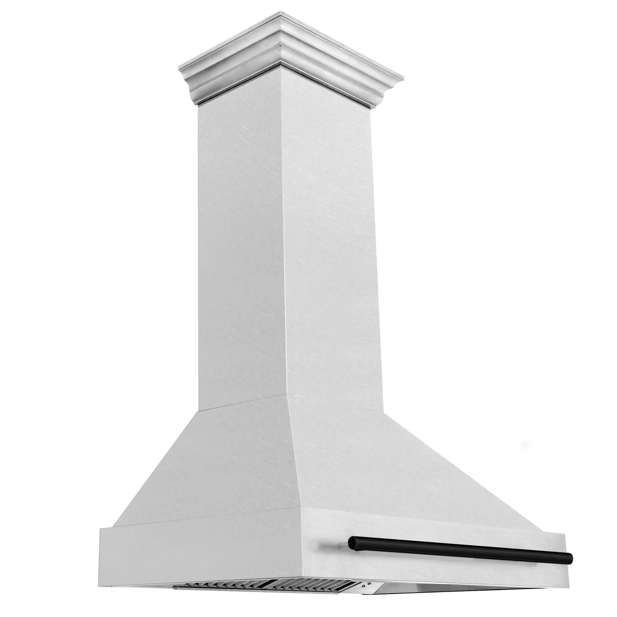 ZLINE Autograph Edition 36" Fingerprint Resistant Stainless Steel Range Hood with Matte Black Handle (8654SNZ-36-MB)