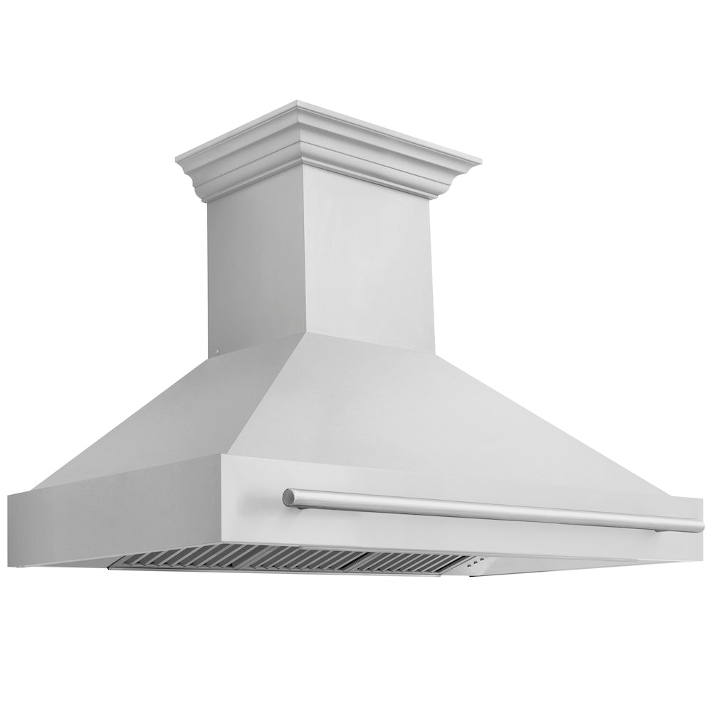 ZLINE 48" Stainless Steel Range Hood with Stainless Steel Handle (8654STX-48)