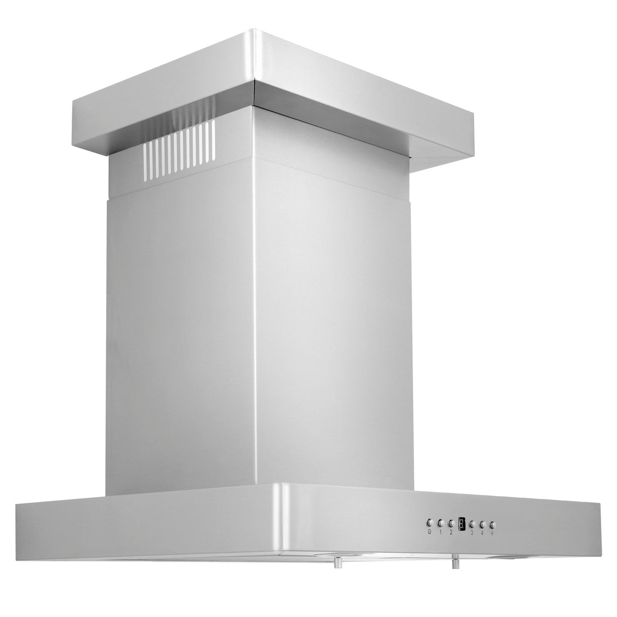 ZLINE 24" Convertible Vent Wall Mount Range Hood in Stainless Steel with Crown Molding (KECRN-24)