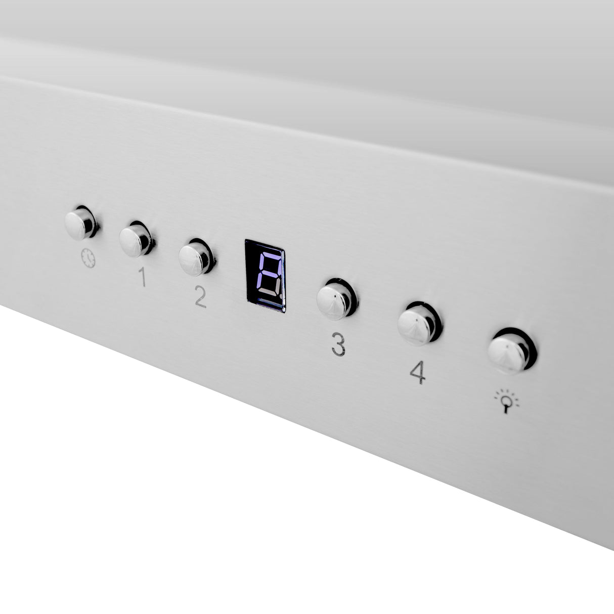 48" ZLINE CrownSound™Ducted Vent Wall Mount Range Hood in Stainless Steel with Built-in Bluetooth Speakers (KECRN-BT-48)