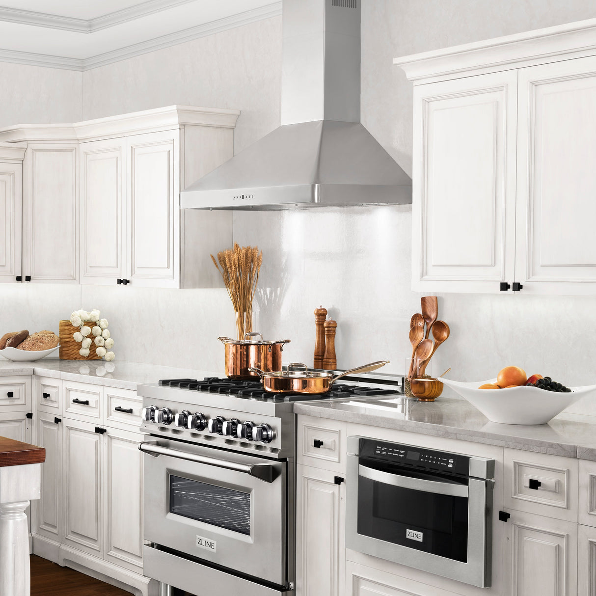 ZLINE 36" Convertible Vent Wall Mount Range Hood in Stainless Steel (KF2-36)