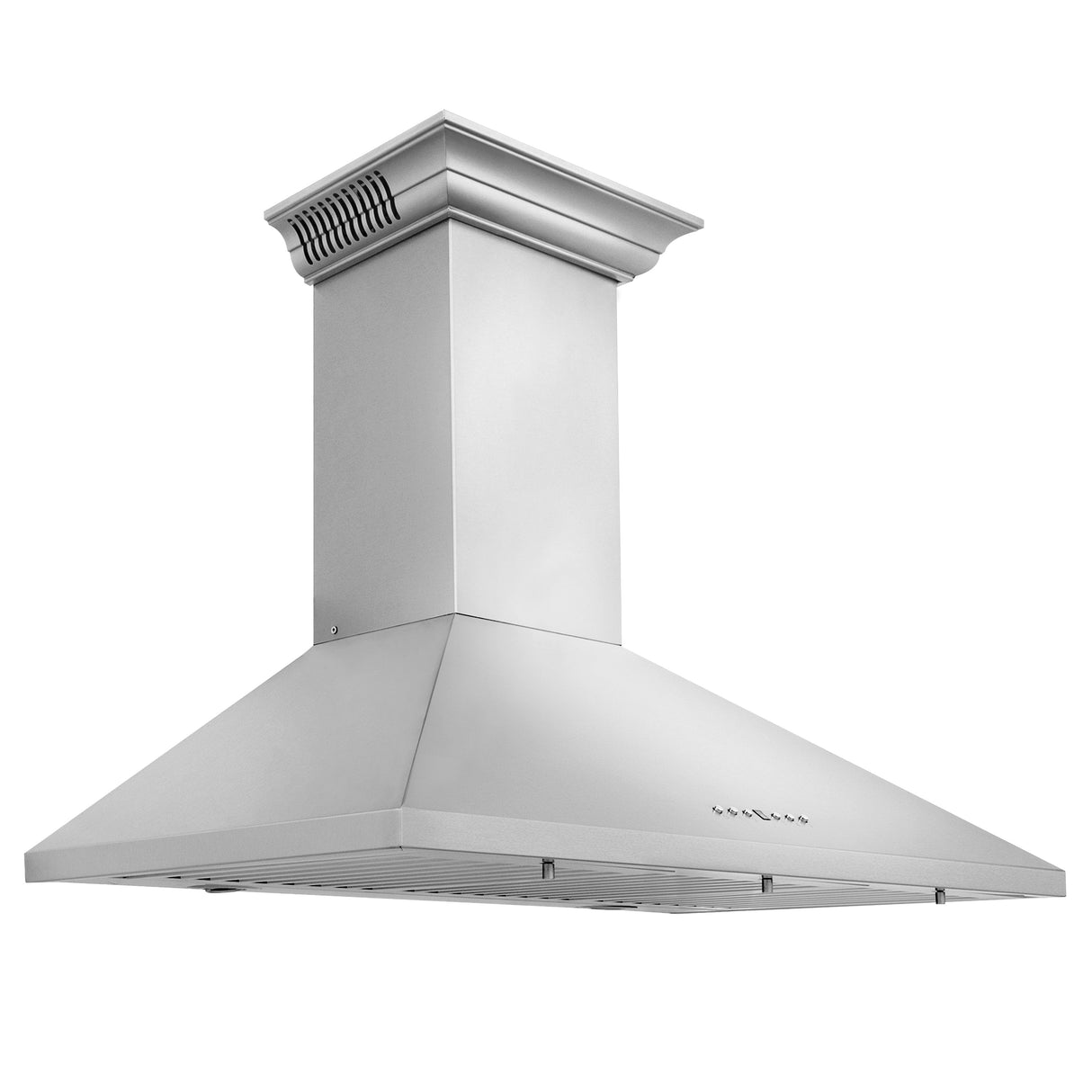 36" ZLINE CrownSound™Ducted Vent Wall Mount Range Hood in Stainless Steel with Built-in Bluetooth Speakers (KL2CRN-BT-36)