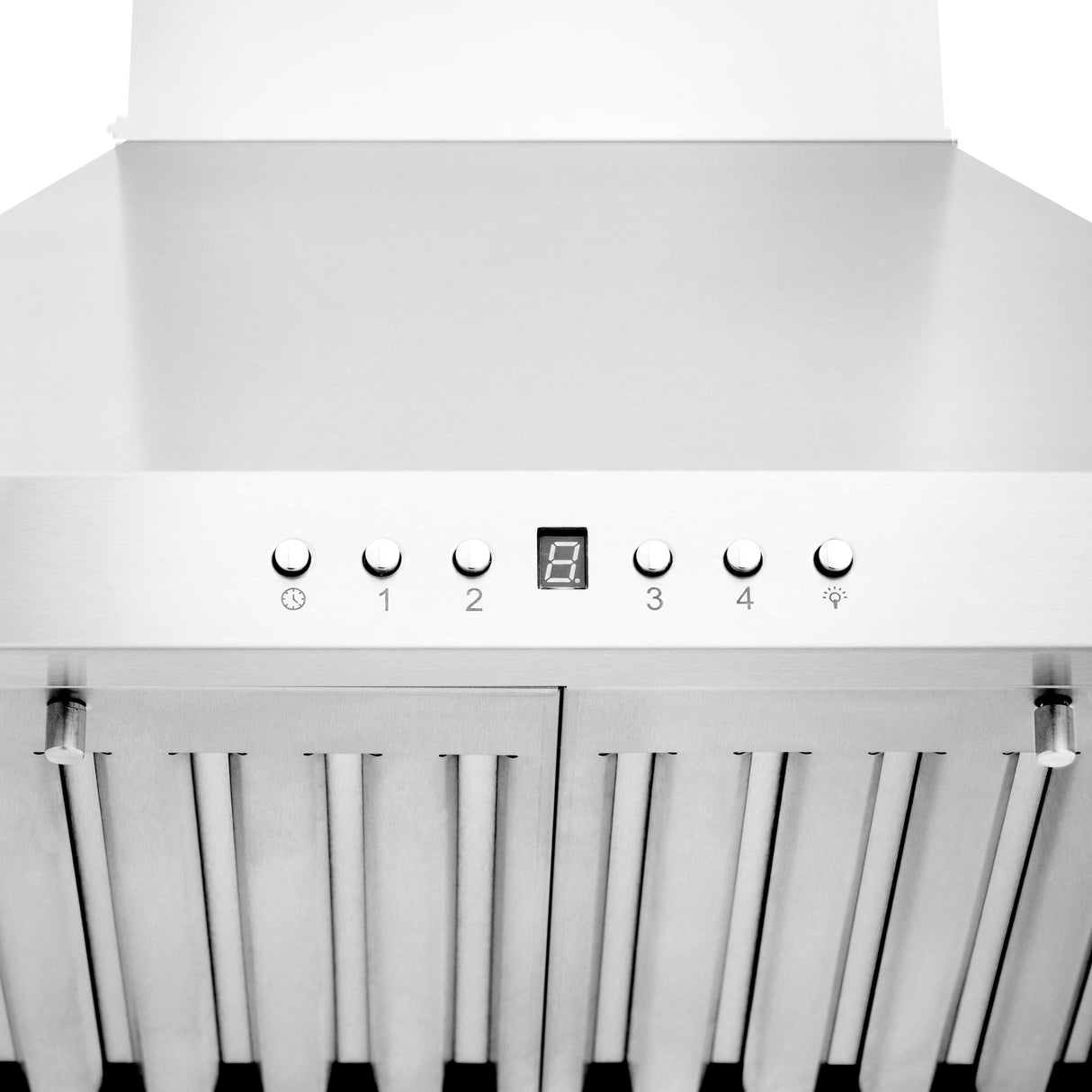 ZLINE 24" Convertible Vent Wall Mount Range Hood in Stainless Steel with Crown Molding (KBCRN-24)