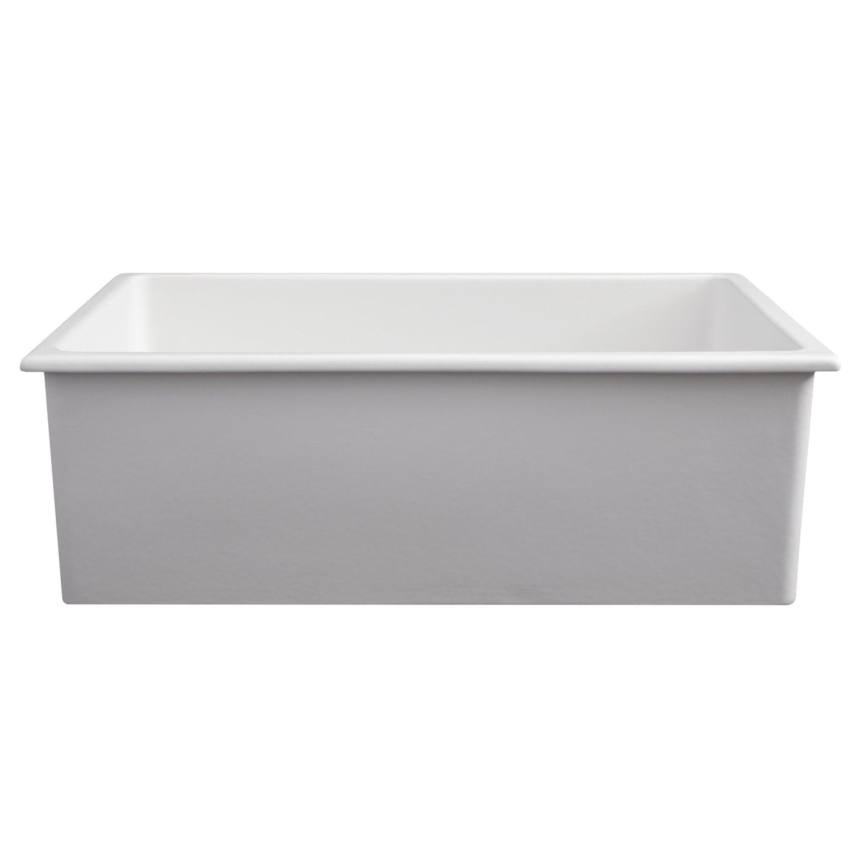 ZLINE 30" Rome Dual Mount Single Bowl Fireclay Kitchen Sink with Bottom Grid (FRC5124)