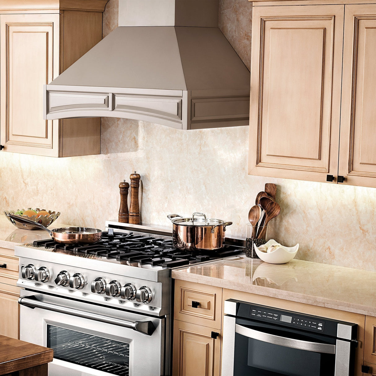 ZLINE 30 Inch Wooden Wall Mount Range Hood in Gray (321UU)