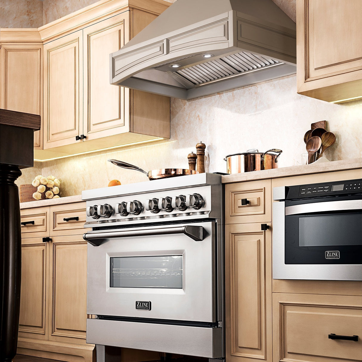 ZLINE 30 Inch Wooden Wall Mount Range Hood in Gray (321UU)