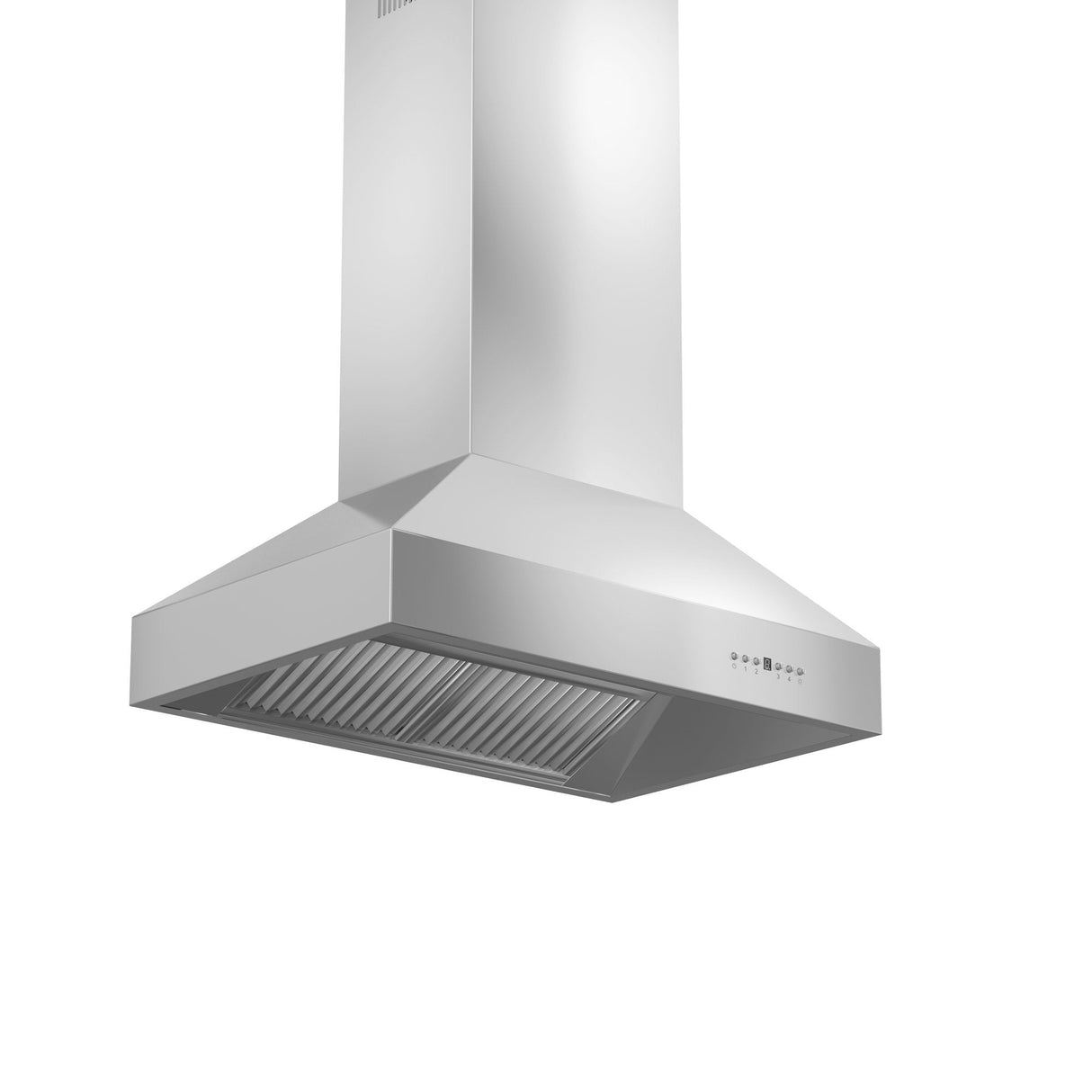 ZLINE 42 Inch Ducted Island Mount Range Hood in Stainless Steel (697i)