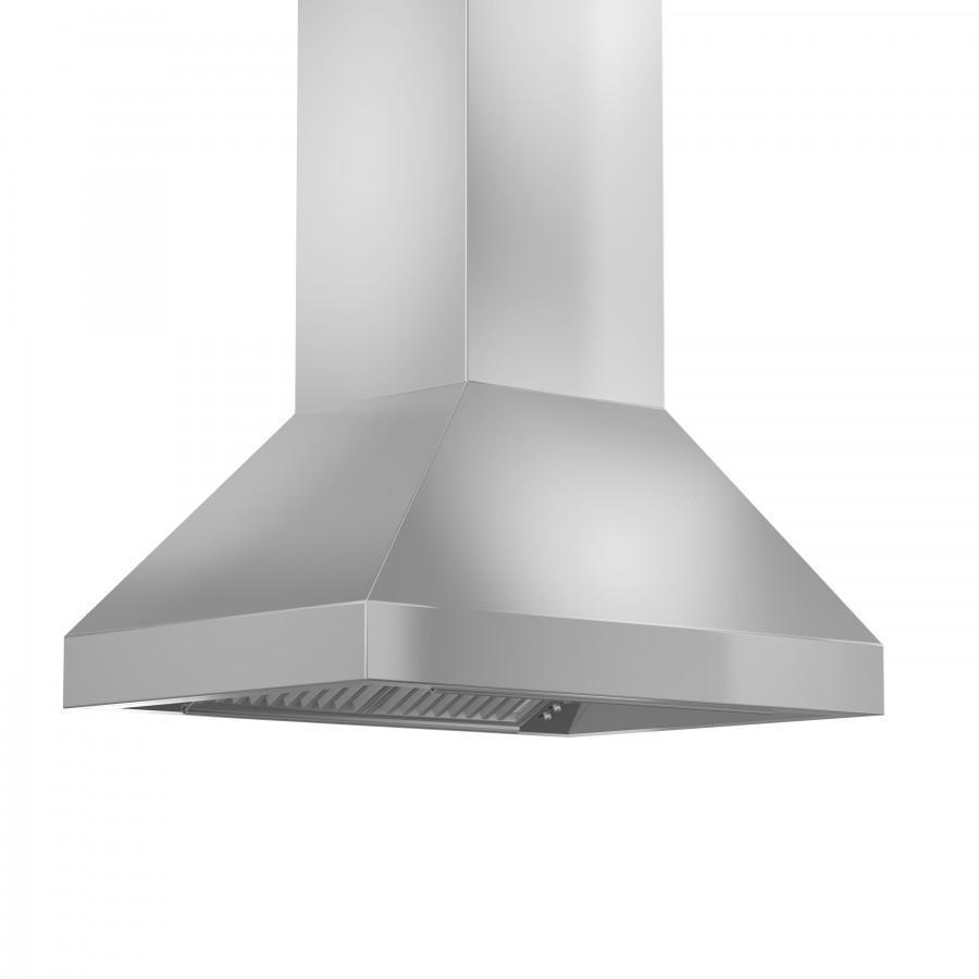 ZLINE 36 Inch Ducted Island Mount Range Hood in Outdoor Approved Stainless Steel (597i-304)
