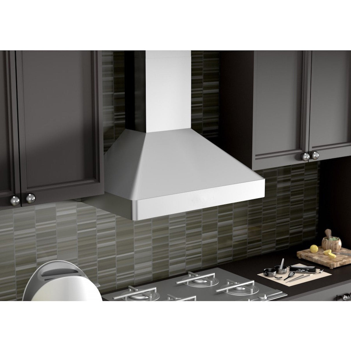 ZLINE 36 in. Professional Ducted Wall Mount Range Hood in Stainless Steel (9667-36)