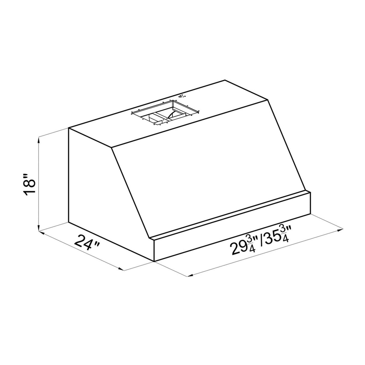 ZLINE 30 in. Under Cabinet Range Hood in Stainless Steel (435-30)