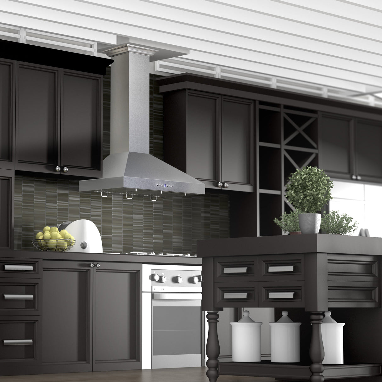 ZLINE 30" Convertible Vent Wall Mount Range Hood in Fingerprint Resistant Stainless Steel (8KL3S-30)