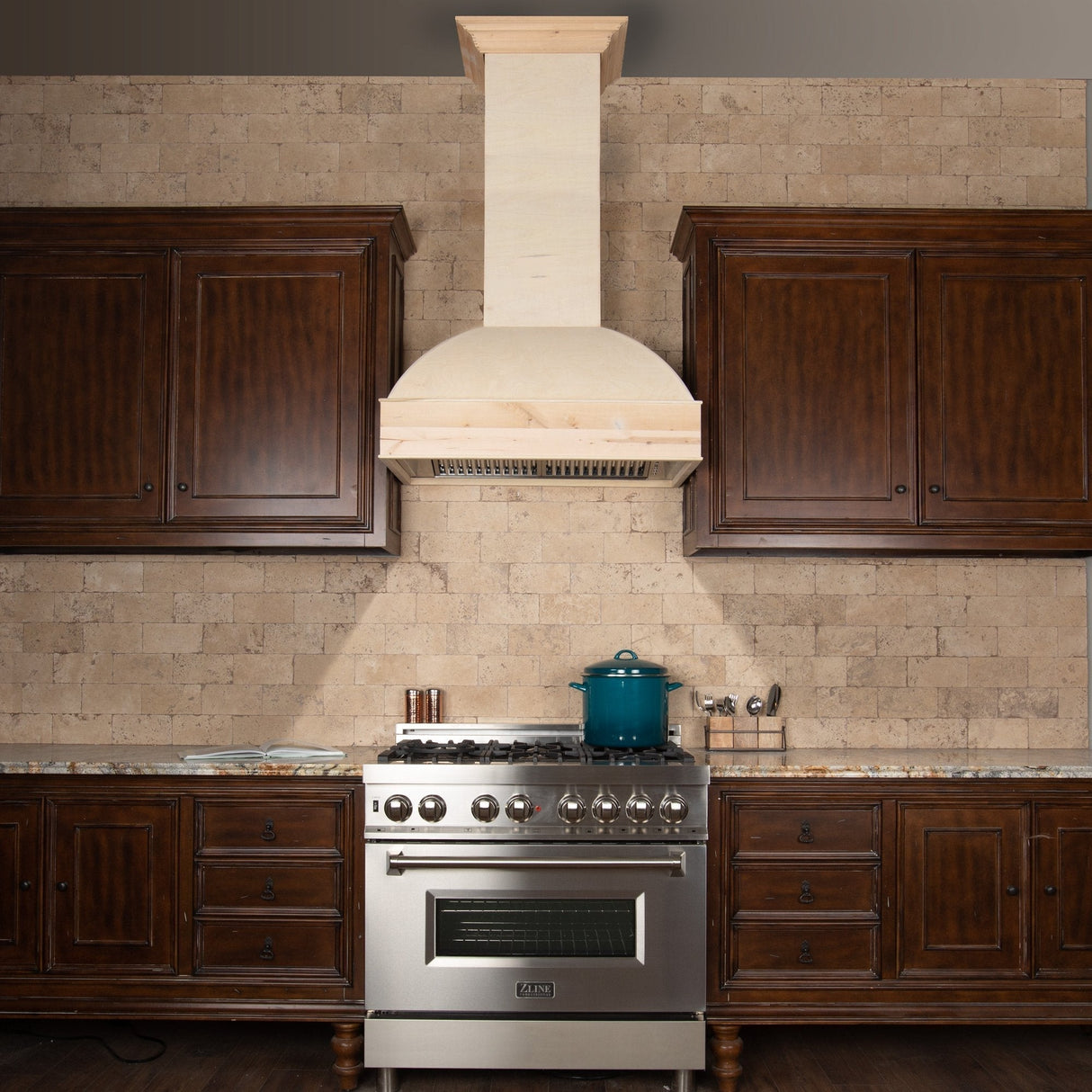 ZLINE 36 Inch Unfinished Wooden Wall Mount Range Hood (369UF)
