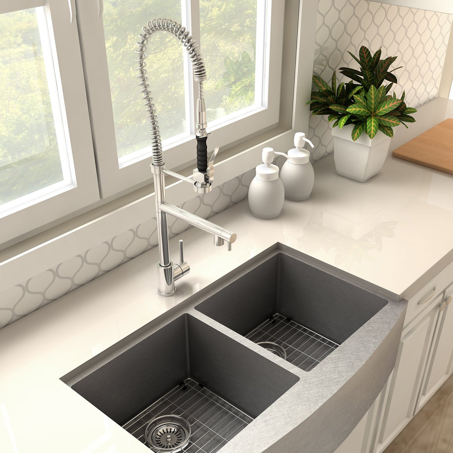 ZLINE Van Gogh Kitchen Faucet in Chrome (VNG-KF-CH)