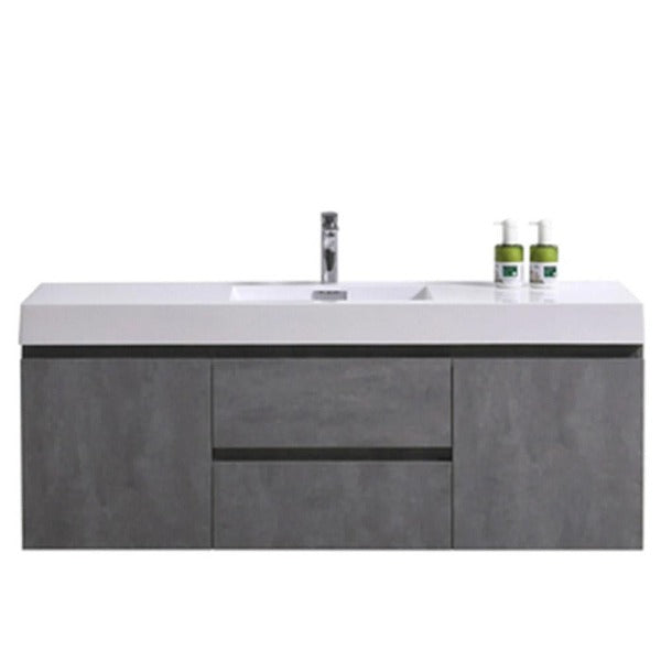 Fusion Floating / Wall Mounted Bathroom Vanity with Acrylic Sink
