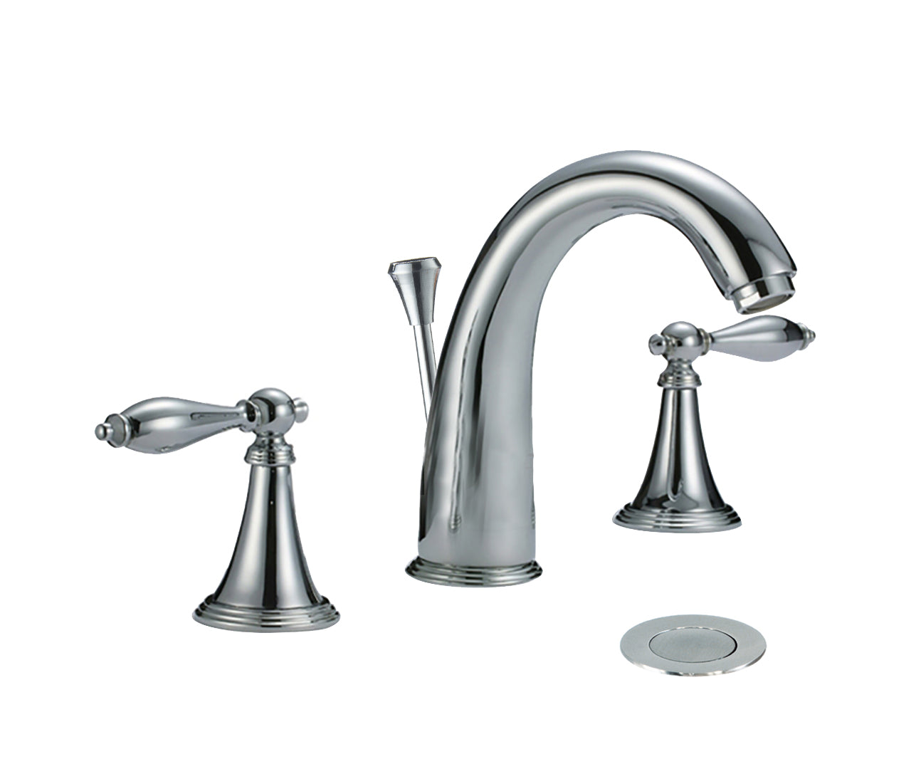 Chrome Plated Steel Faucet Spacer Over the Sink Shelf with Cutlery