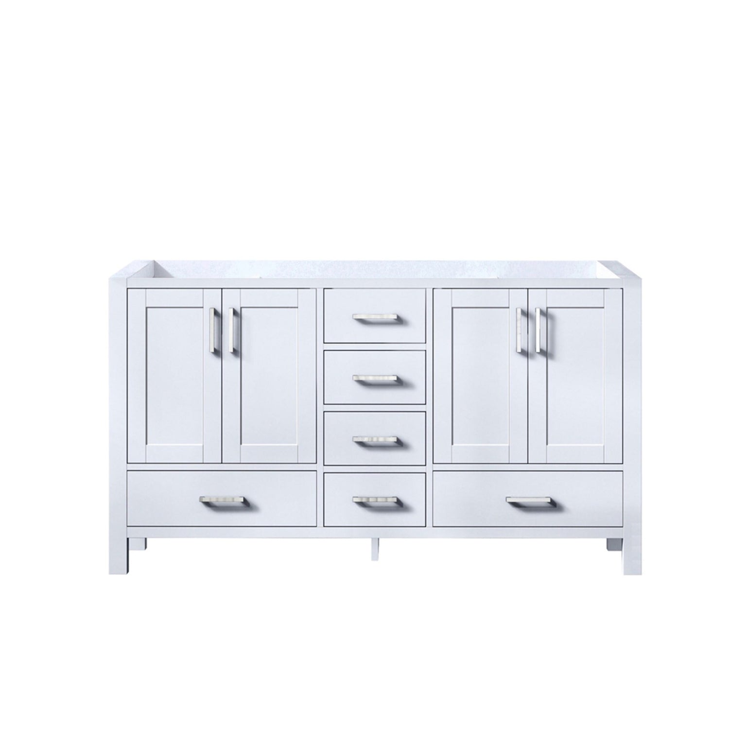 Jacques 60" White Vanity Cabinet Only