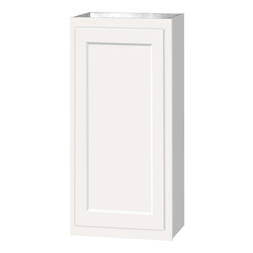 36 inch Wall Cabinets - Dwhite Shaker - 18 Inch W x 36 Inch H x 12 Inch D