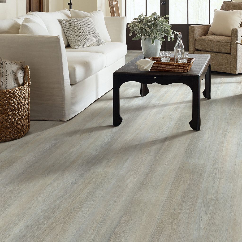 Shaw Floorte Pro Anvil Plus 2032V-05078, Greige Wallnut SPC Kitchen/Bathroom Vinyl Flooring, 7" x 48" x 4.4mm (27.73SQ FT/ CTN)