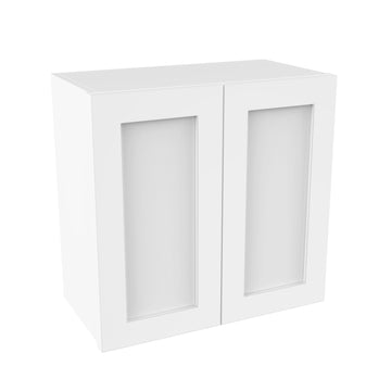 Elegant White - Double Door Wall Cabinet | 24