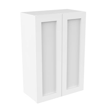 Elegant White - Double Door Wall Cabinet | 24