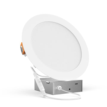 9W 4 Inch Slim LED Recessed Lighting: 650LM, Dimmable, Damp Location Rated - Perfect for Office, Kitchen, Bedroom, Bathroom Downlights