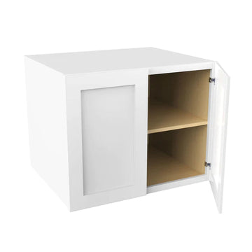 Wall Kitchen Cabinet - 30W x 24H x 12D - Aria White Shaker - RTA