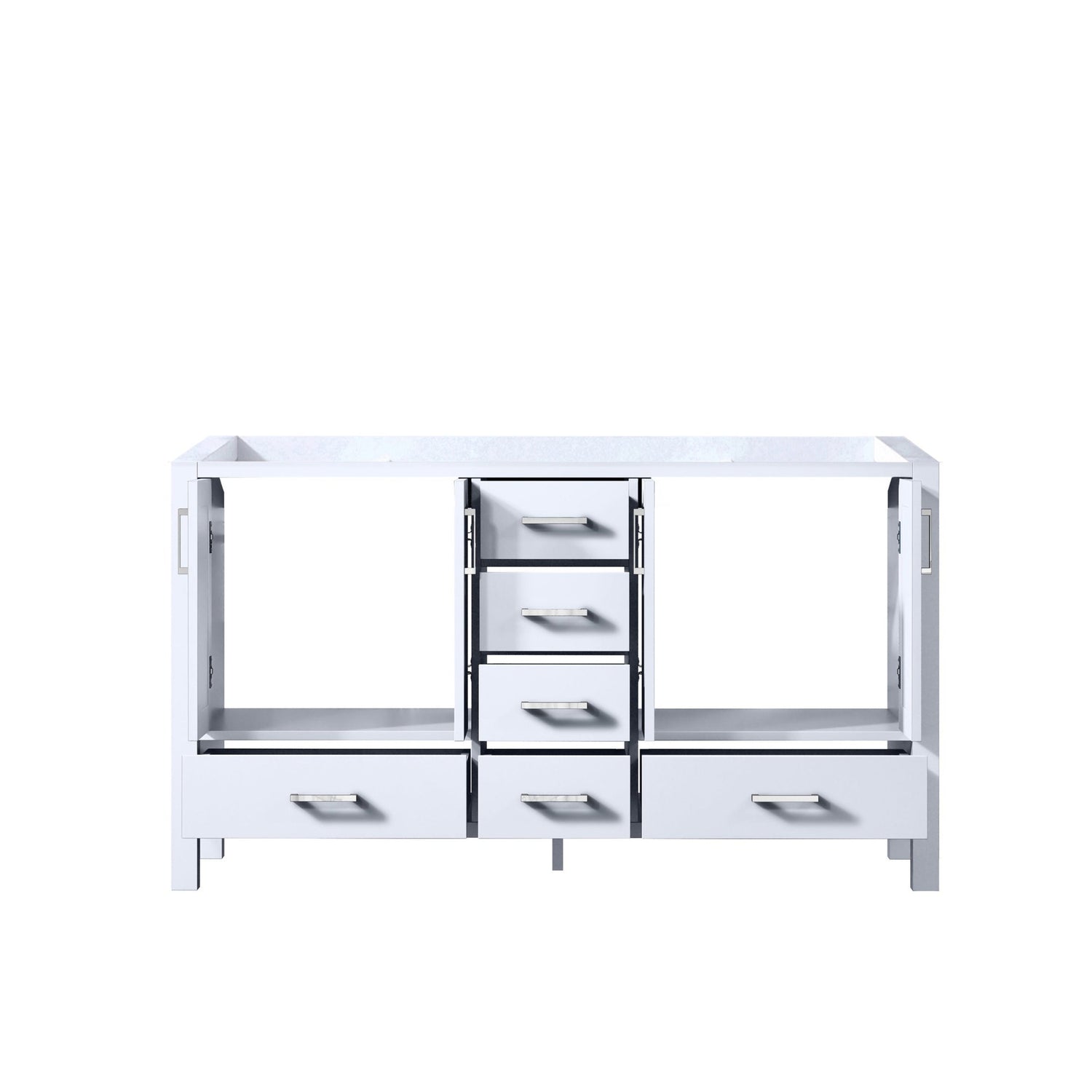 Jacques 60" White Vanity Cabinet Only