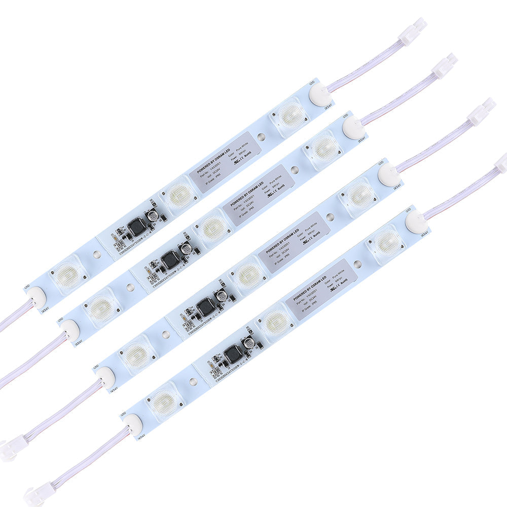 Single Color LED Module - Linear Constant Current Module with 2 SMD LEDs -  Green - 20-Pack / 100-Pack