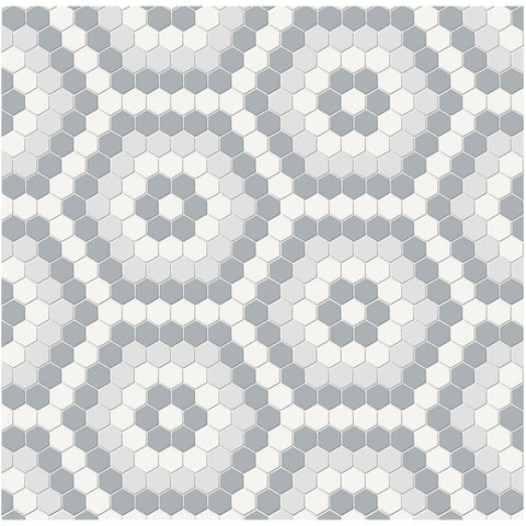 Soho Afternoon Blend Hexagon Pattern Matte Glazed Porcelain Mosaic