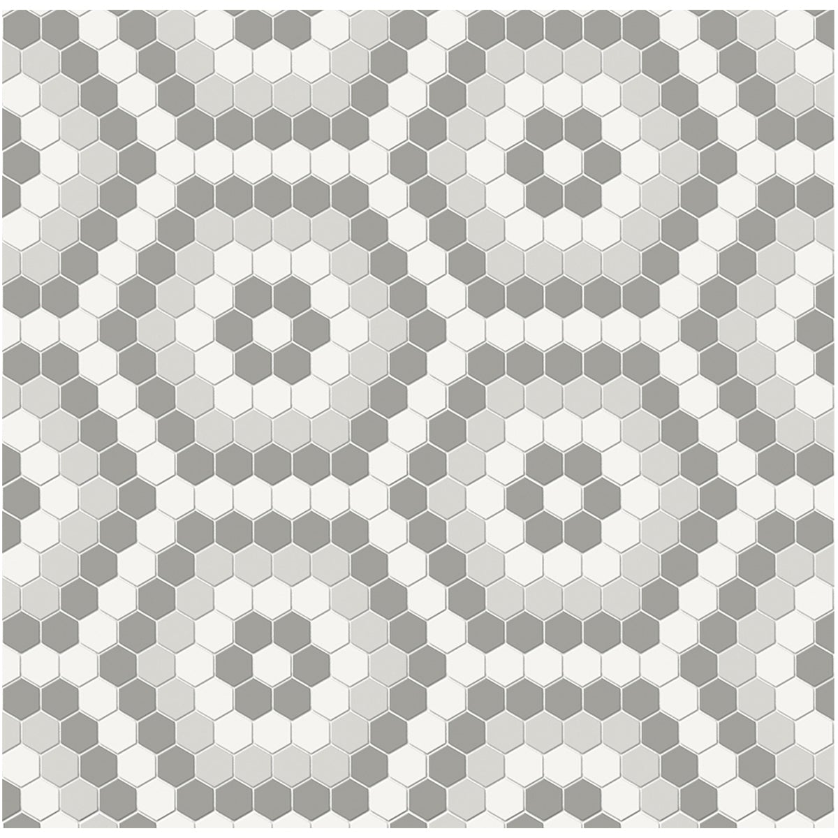 Hexagon Soho Evening Blend Matte Glazed Porcelain Mosaic