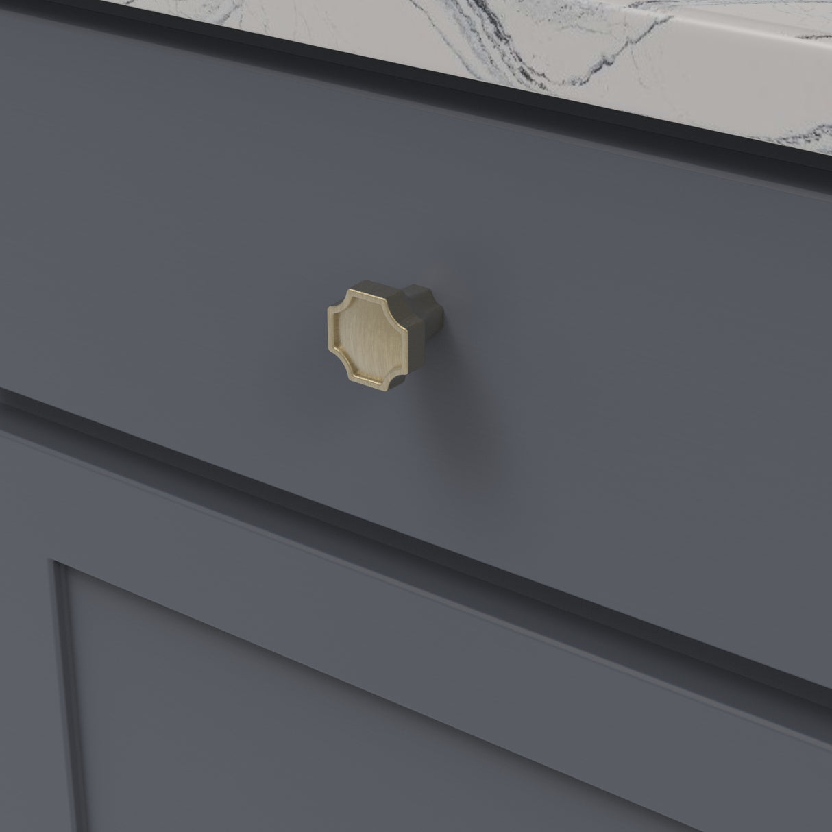 Monarch Collection - Belwith Keeler - Knob, 1-1/4" X 1-1/4" | B076636