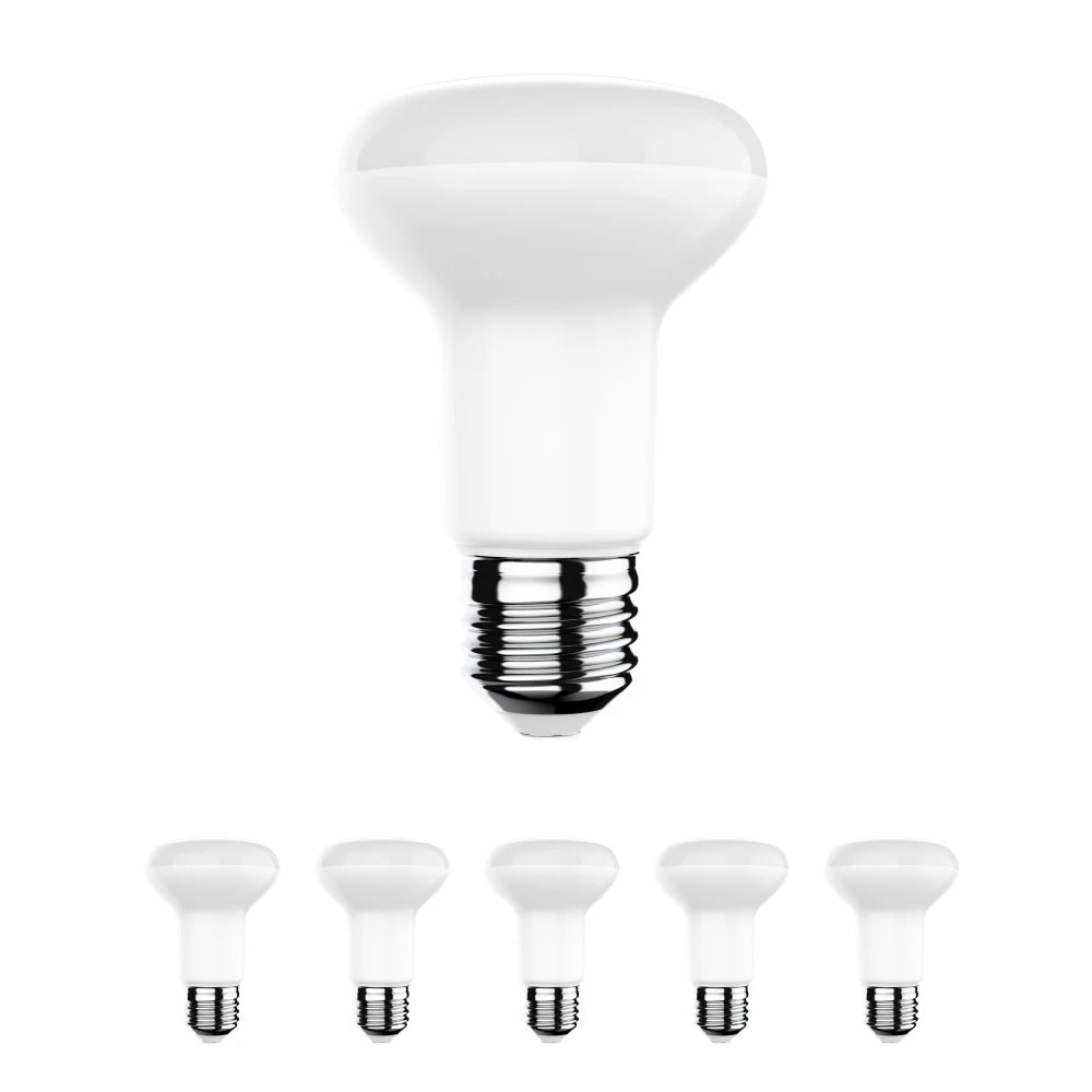 7.5W LED Light Bulbs - R20/BR20 - 3000K Dimmable - 525 Lm - E26 Base 